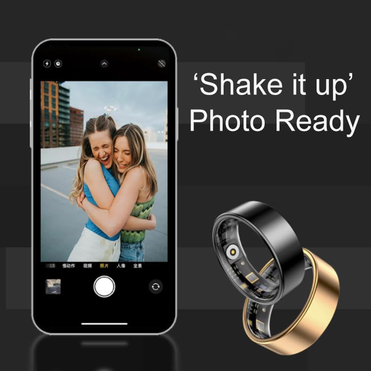 Wrongduck Health Tracker Ring WD-08 Smart Health Ring for Women Men