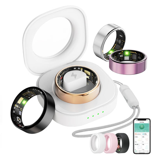 Wrongduck Health Tracker Ring WD-07 Smart Health Ring for Women Men