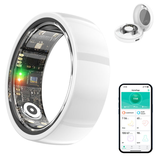 Wrongduck Health Tracker Ring WD-10 Smart Health Ring for Women Men