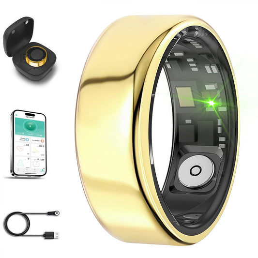 Wrongduck Health Tracker Ring WD-09 Smart Health Ring for Women Men