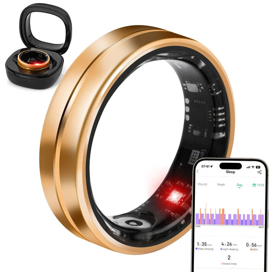 Wrongduck Health Tracker Ring WD-06 Smart Health Ring for Women Men