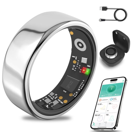 Wrongduck Health Tracker Ring WD-05 Smart Health Ring for Women Men